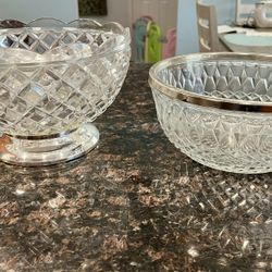 Cut Glass Serving Bowls