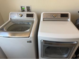 LG washer and dryer