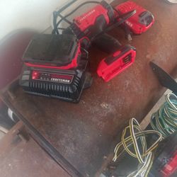 Black And Red Craftsman Drill Set