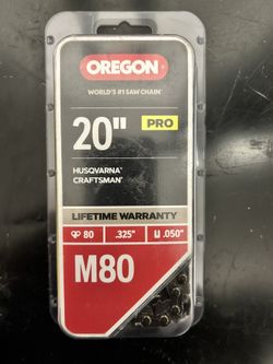 3-20” Oregon Chain Saw Blade M80