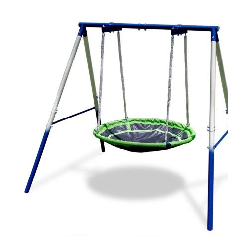 Sportspower 45" Deluxe Saucer Swing, Great for Kids Aged 3 to 8