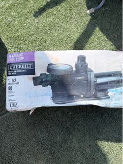 Everbuilt 1.5 HP. 88 gallons NEW