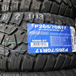 265 70 17 All Terrain New Tires Set