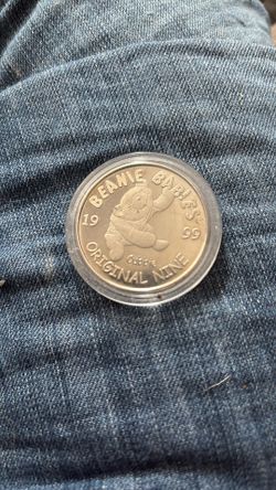 1999 Original 9 Beanie Babies Silver Coin