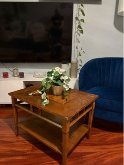 Real wood table