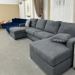 EDENFIELD CHARCOAL LAF SECTIONAL