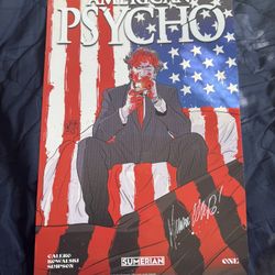 American Psycho Sumerian Comics Poster Signed By Michael Calero 