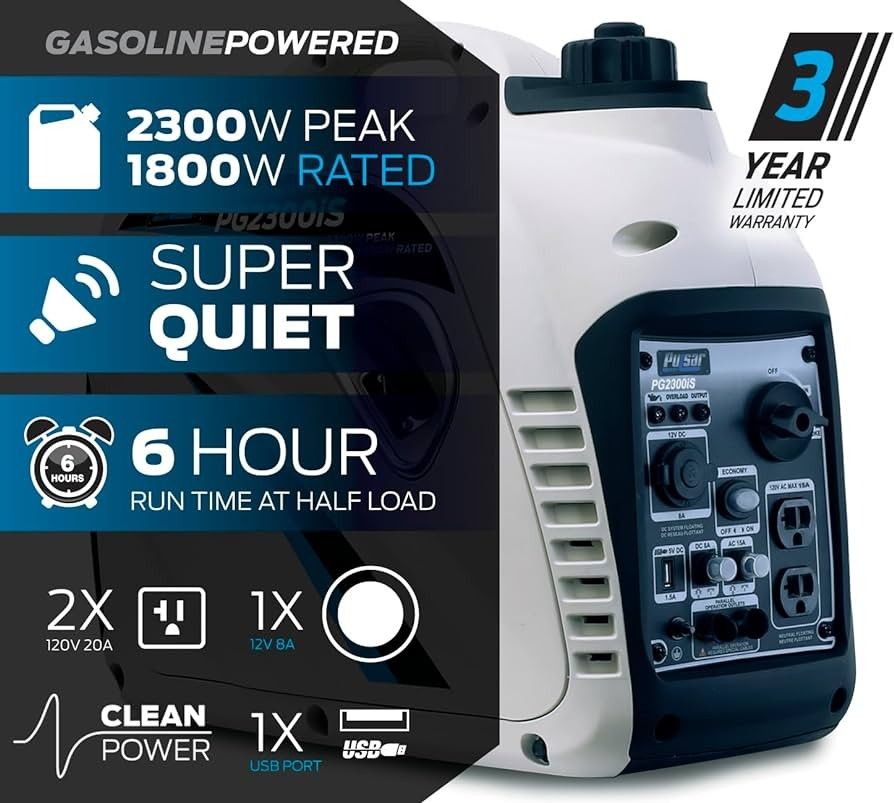 !!SALE TODAY!$200!! PULSAR 2,300 W GENERATOR BRAND NEW!!