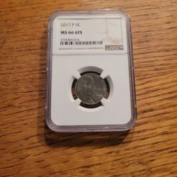 2017P MS66 6FS Jefferson Nickel
