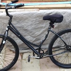 Black Beach Cruiser 26" Inch 