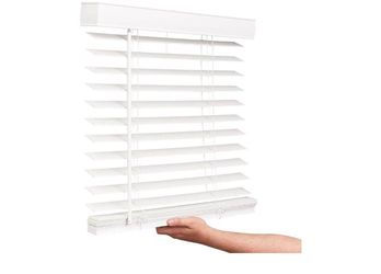 White Horizontal Window Blinds
