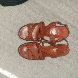 Leather Strap Heels
