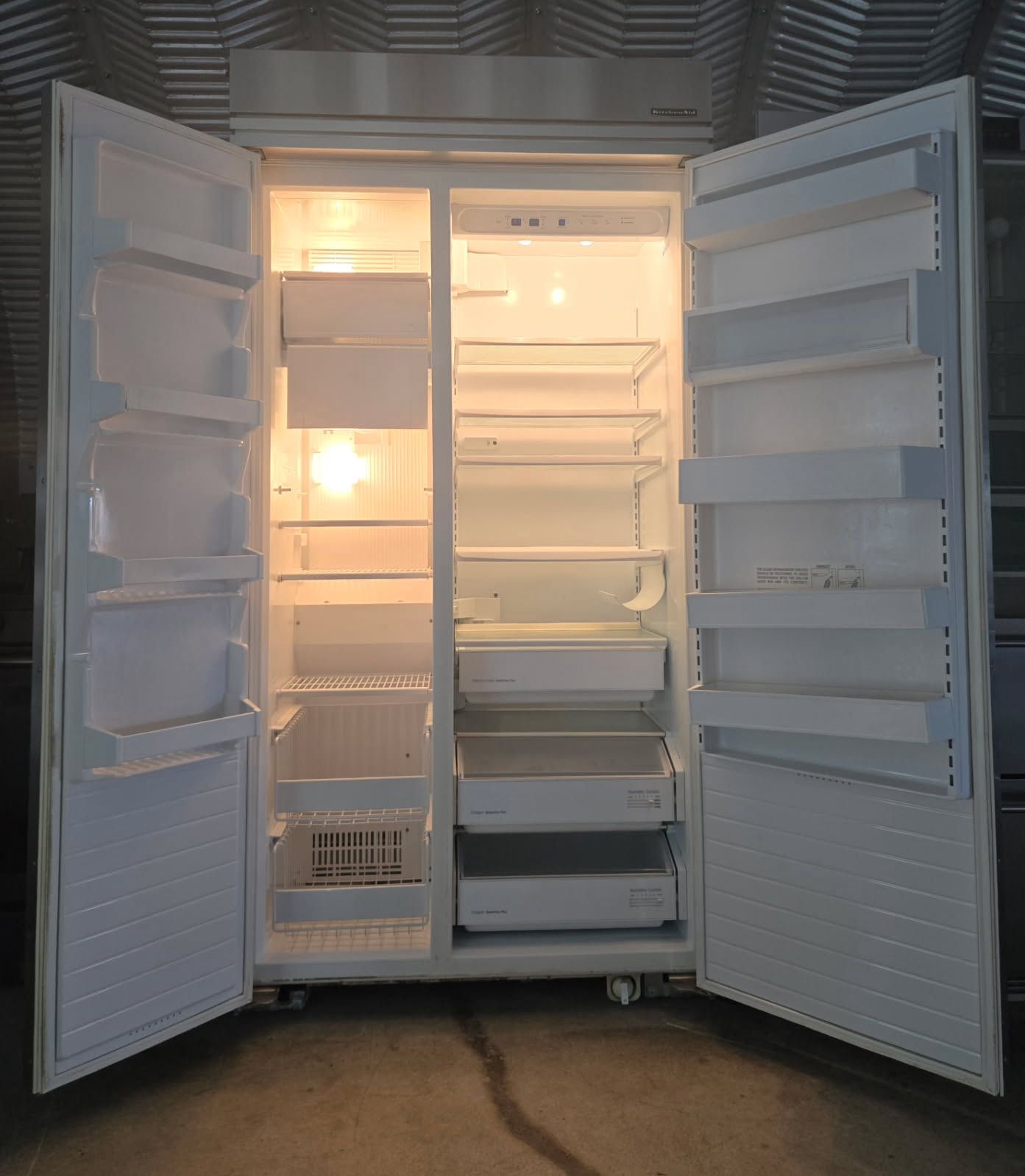 Beautiful Kitchenaid 42 Built-In Stainless Steel Refrigerator