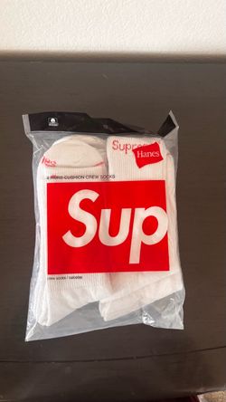 Fabulous White Supreme Sock ❤️‍🔥