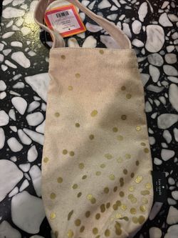 Kate Spade Gold Dot Wine Tote