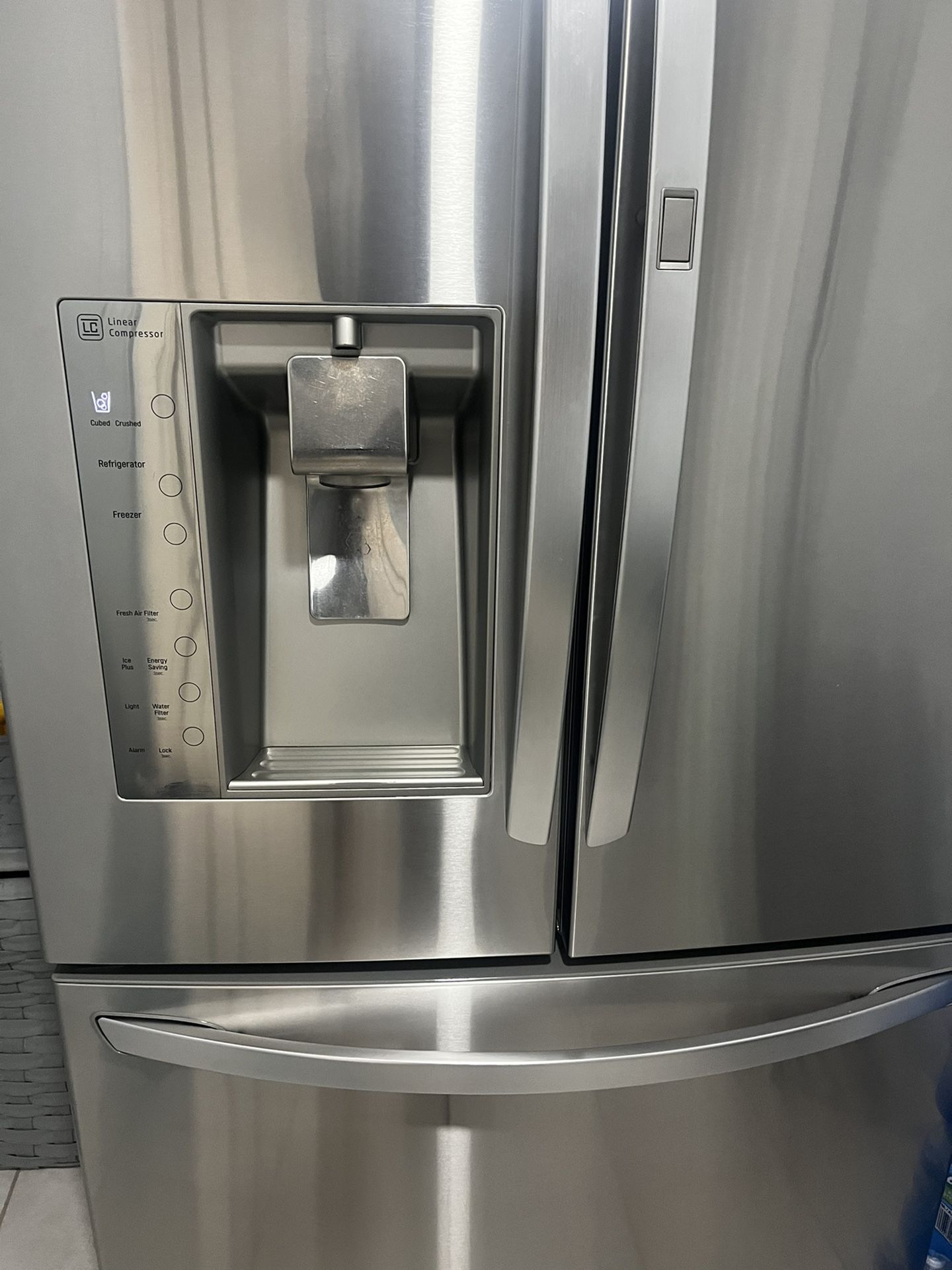 LG Refrigerator Stainless Steel French Door