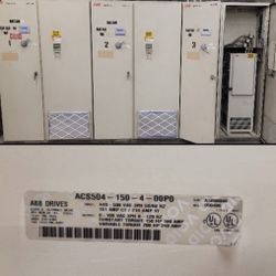 5 ABB, ACH 500. VFD's,150HP