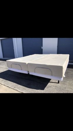 Memory foam mattress with recliner bedframe