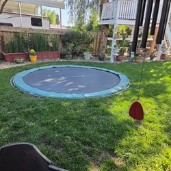 Trampoline Digout. 