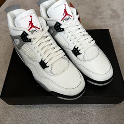 Jordan 4 Retro White Cement Size 12 DS