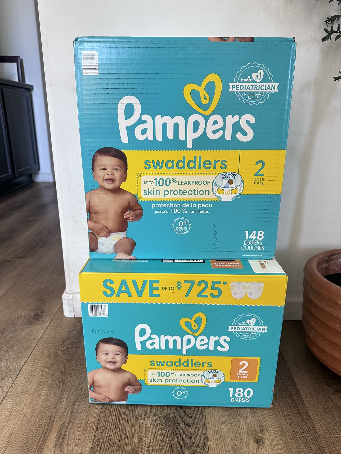 328 Pampers Diapers