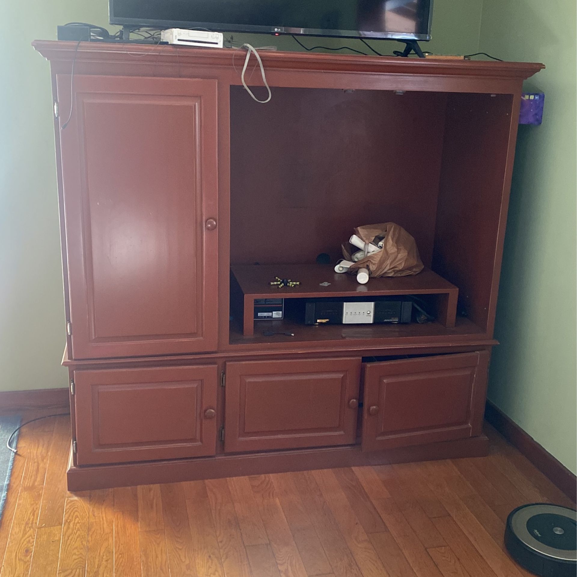 T.V Desk And Storage
