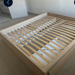 King size MALM Bed frame