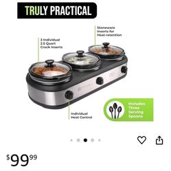 Triple Buffet Server