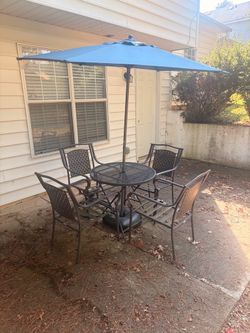 Outdoor and a set of kitchen stools for sale