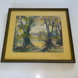Emma Louise Lyon Original Framed Water Color
