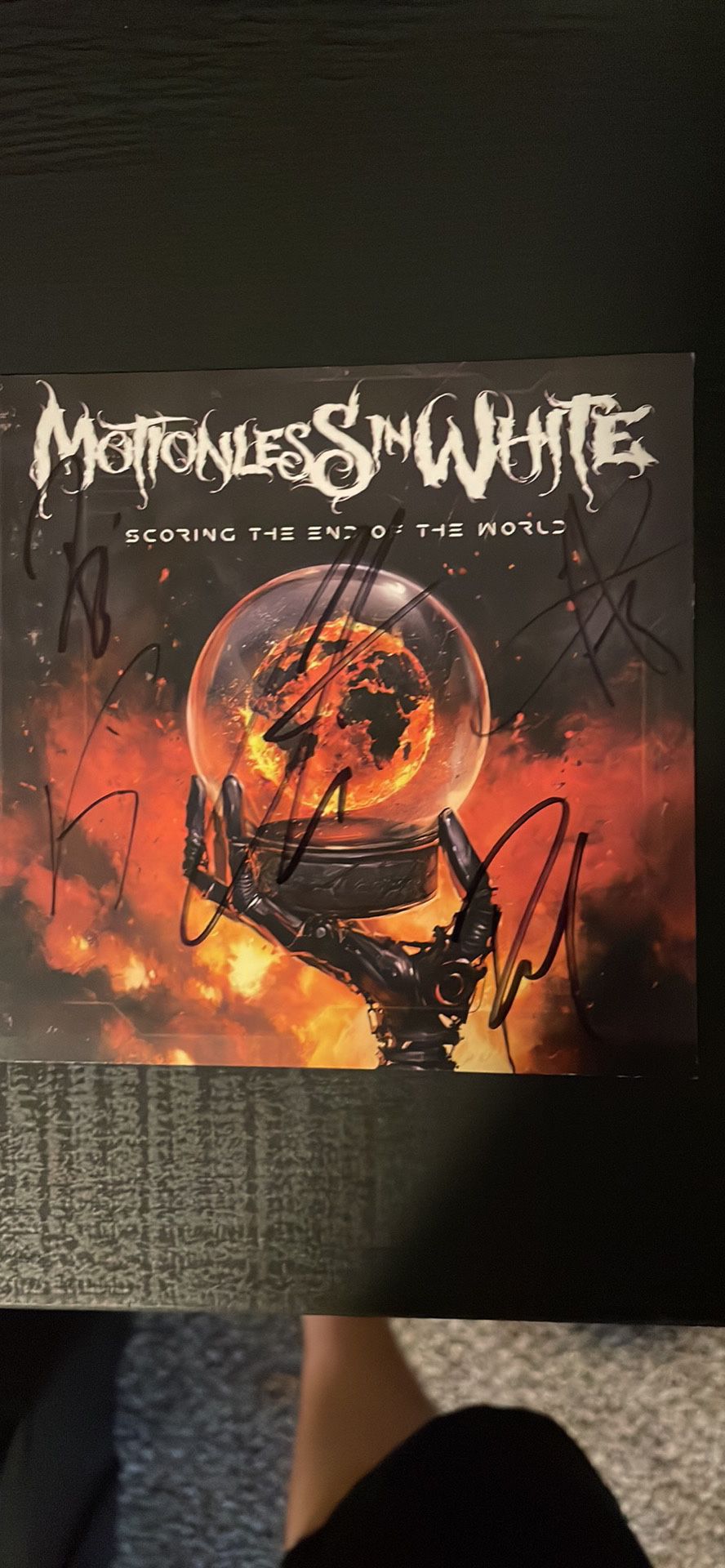 Motionless In White Autograph