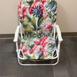 Flowers Beach Chair