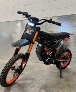 NEW - 2400W Electric Pit Bike, 37mph+, 4’8-6’2 Rider, 29inch High Seat, 21ah Removable Battery, Reversed Fork, GT54, Tuttio Similar