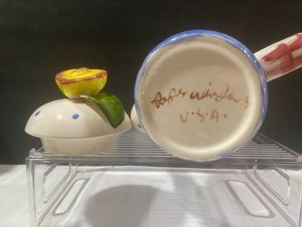 Peach Teapot by Paper Windows