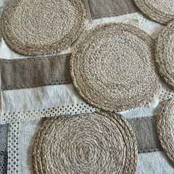 Handmade Boho Placemats Set Of 6