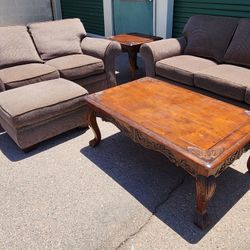   Living Room Couch And Table Set