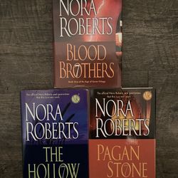 Complete "SIGN OF SEVEN" Trilogy by Nora Roberts (Lot of 3 Hardcover Books)