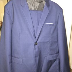 Men’s Slim Fit Suit Jacket & Pants Set – Size Pants- 38 – New