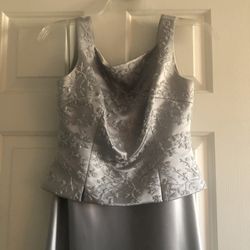 Kay Unger 2 pc formal tank and long skirt size 4