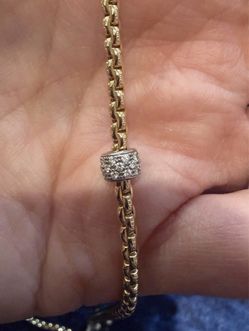 Fope Eka 18k Yellow & White Gold Diamond Pave Necklace - 20 inch