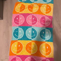 Smiley Face Beach Towel