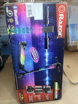 Razor Sonic Glow Electric Scooter - Black