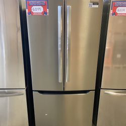 Frigidaire Gallery Series GRFN2023AF 30” French Door Refrigerator with 20.0 Cu. Ft Capacity, CrispSeal Crispers