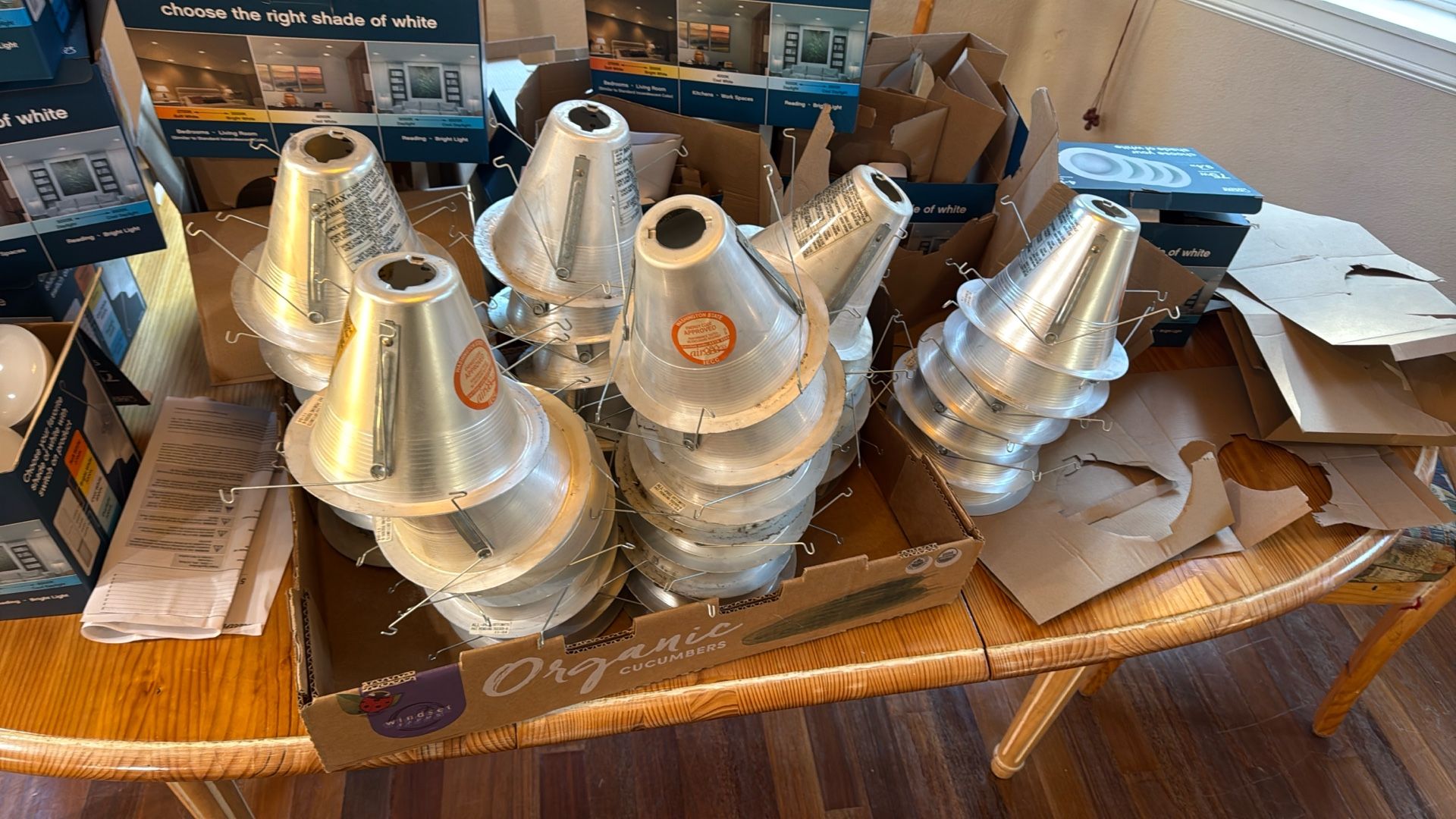 40+. , 6” Can Lights 