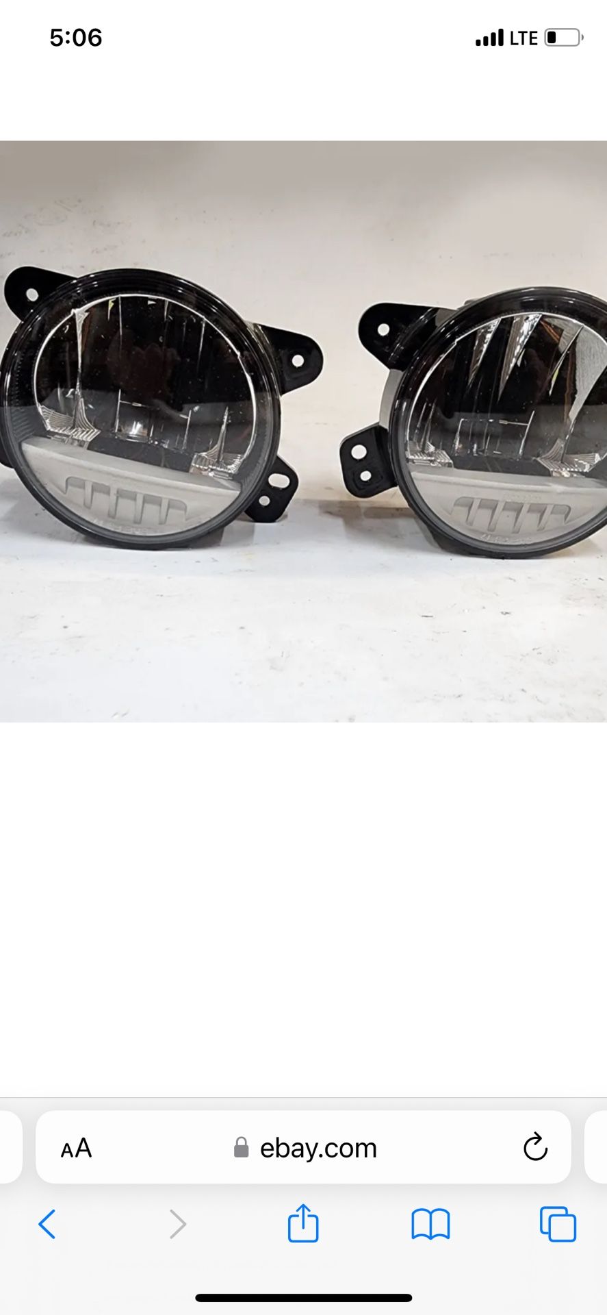 Jeep Wrangler Led Fog Light Pair