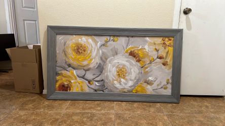 Beautiful Paint Floral Wall Art