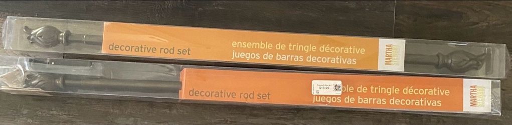 2 Curtain Rod brand new in box only 25$ for both