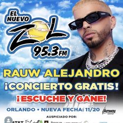 Rauw Alejandro Concert Tickets  11/20  Anyway 