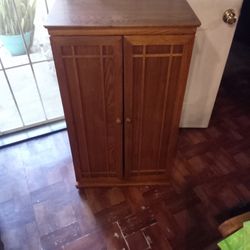 Media Storage Cabinet.