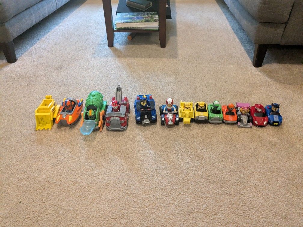 Paw Patrol Toys Lot